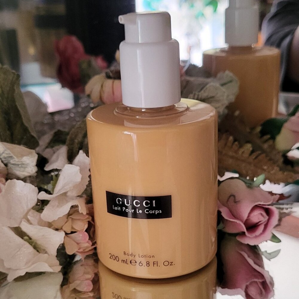 Gucci Original Brown Scent 6.8 oz / 200 ml Body Lotion w/ Pump